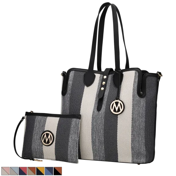 MKF Collection Juliana Oversized Tote & Wristlet by Mia K.