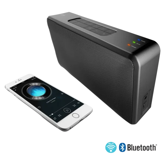 iLuv Aud Air WiFi and Bluetooth Portable Multi-Room Speaker