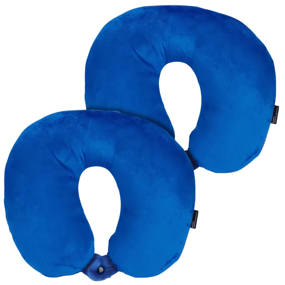 2-Pack: TravelSmart by Conair Plush Fiberfill Neck Rest