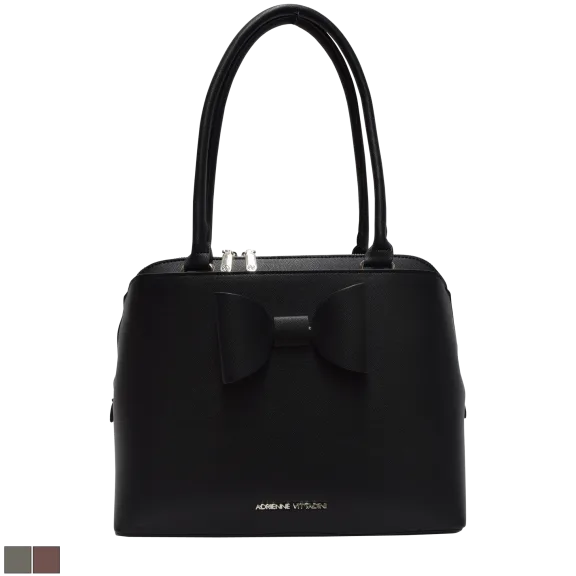 Adrienne Vittadini Bow Front Satchel