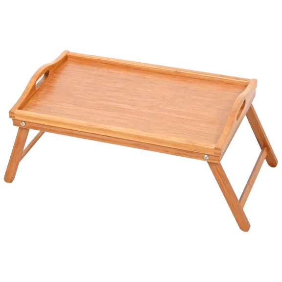 Bombay Bamboo Tray Table With Fold-Up Legs