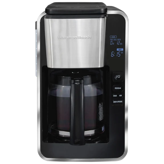 Hamilton Beach Front Fill Deluxe 12 Cup Programmable Coffee Maker