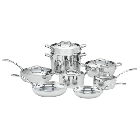 Cuisinart 13-Piece French Classic Stainless Tri-Ply Cookware Set