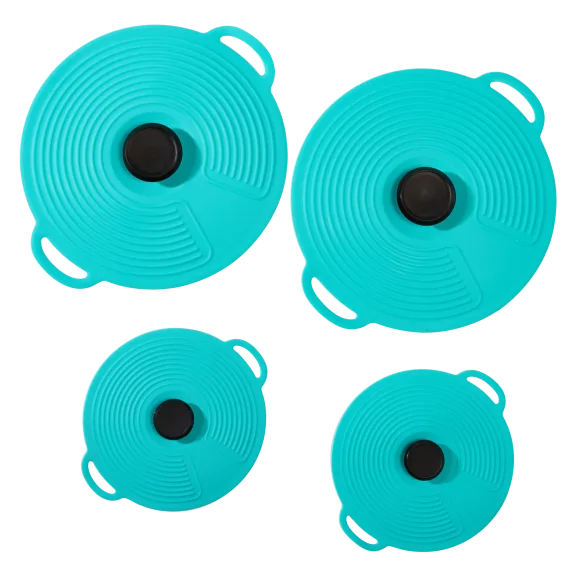 4-Piece: Kitchen Innovations Zeal Self Sealing Lid Set