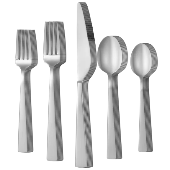 Leeway Home 40-Piece 18/10 Stainless Steel Flatware Set