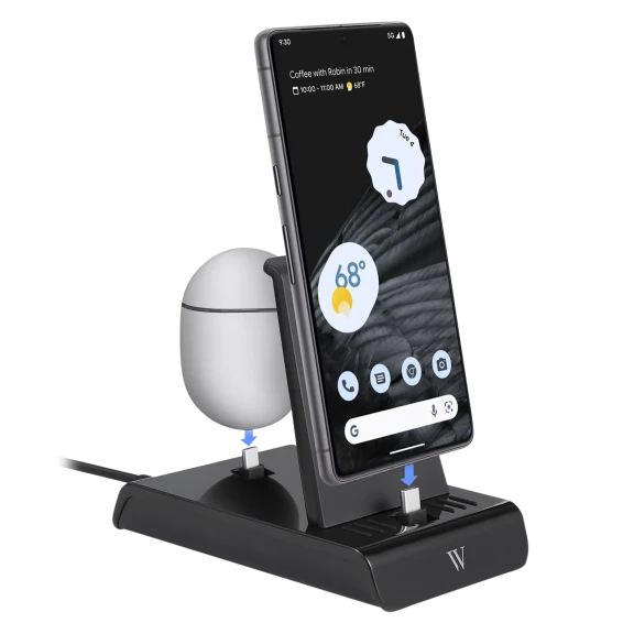 Wasserstein 2-In-1 USB-C Charging Station