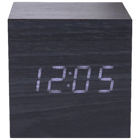 Remarkable Goodz Alva Wooden Minimalist Clock