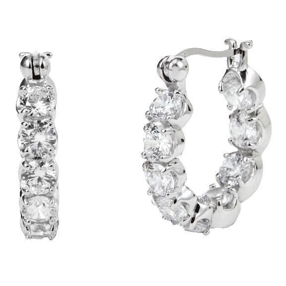 Savvy Cie 18K Inside Out Hoops