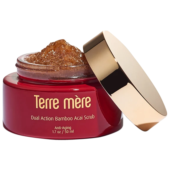 Terre Mère Dual Action Bamboo Acai Scrub