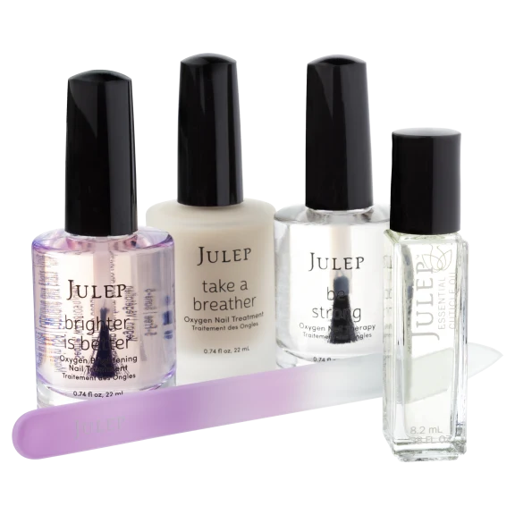Julep 5-Piece Nail Kit with Oxygen Treatment and Crystal Nail File