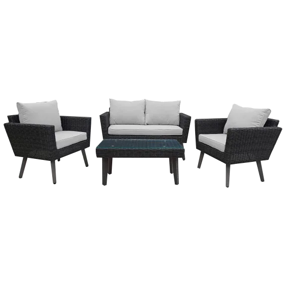Dukap KOTKA 4 Piece Sofa Seating Set With Cushions