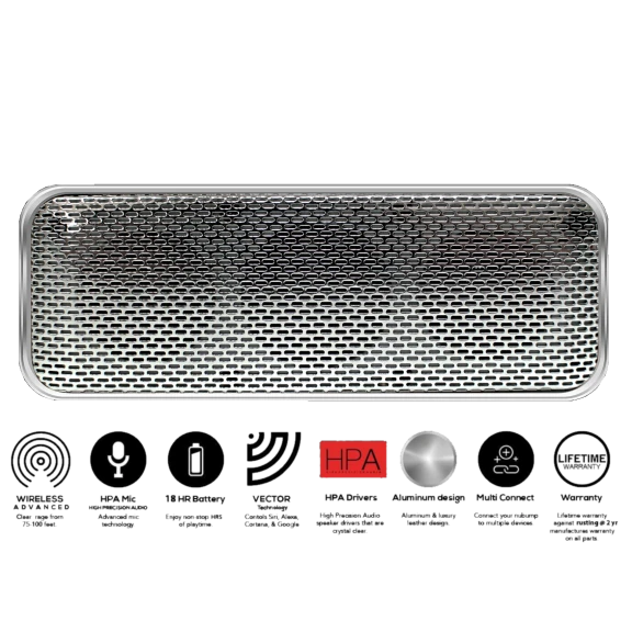 Fanstereo Nubump Bluetooth Speaker with Vector Voice Command Technology