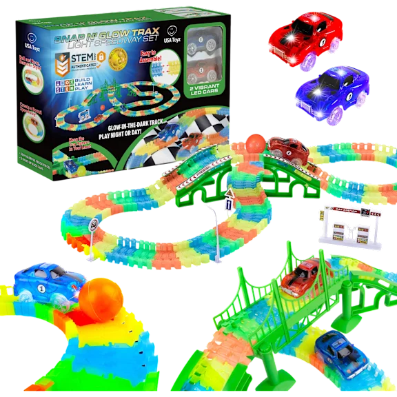 The Glow-In-The-Dark Racetrack Set
