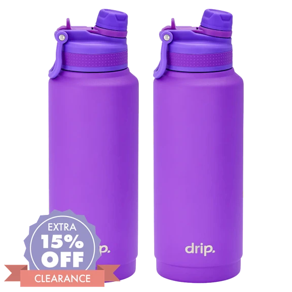 2-Pack: DRIP 32oz Versa Bottle with Dual Sip Lid