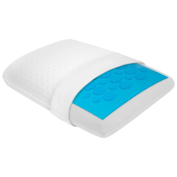 SensorPEDIC Gel Overlay Classic Memory Foam Pillow