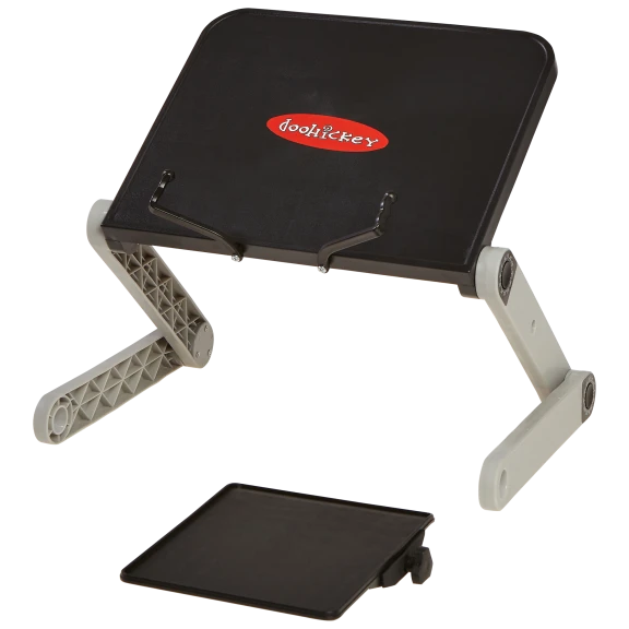 Doohickey Table Tech Buddy Pro Adjustable Laptop Stand with Detachable Mouse Pad