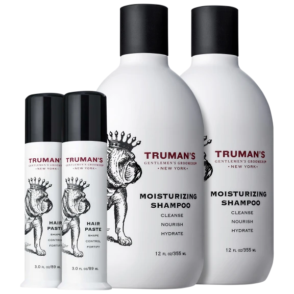 Truman's Gentlemen's Groomers 4-Piece Hair Care Kit