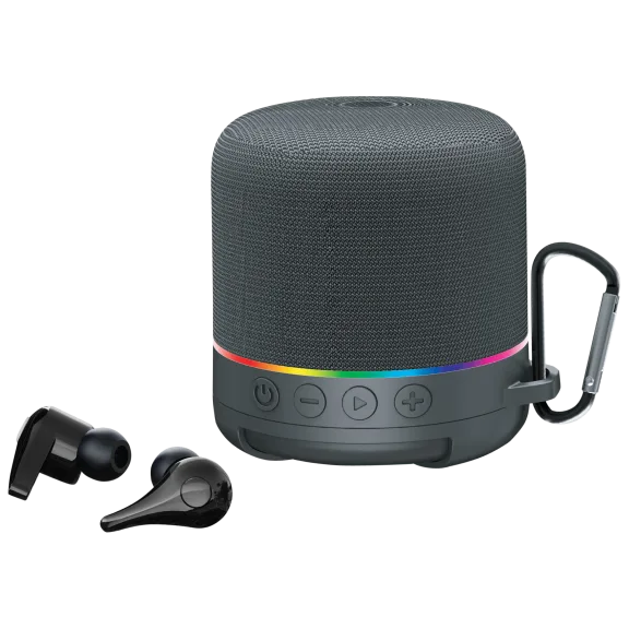 Life Authentics 2-in-1 True Wireless Earbuds and Wireless Speaker Combo