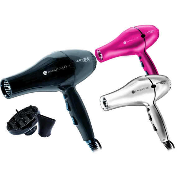 Infinity Gold Blow Dryer With 1 Concentrator & Diffuser