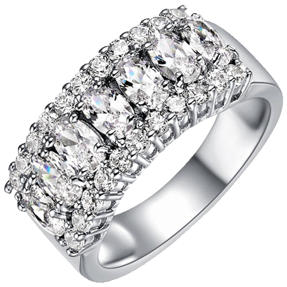 Tamborat Lab Created Gemstone Princess Cut Ring