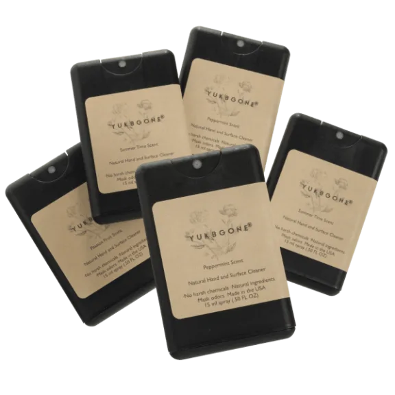 5-Pack: YukBGone Natural Hand and Surface Cleanser Set