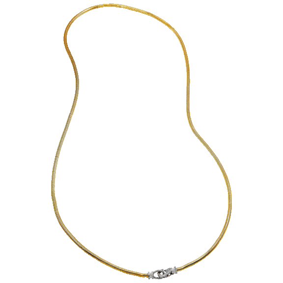 Savvy Cie 18K Gold Plated Double Necklace to Bracelet
