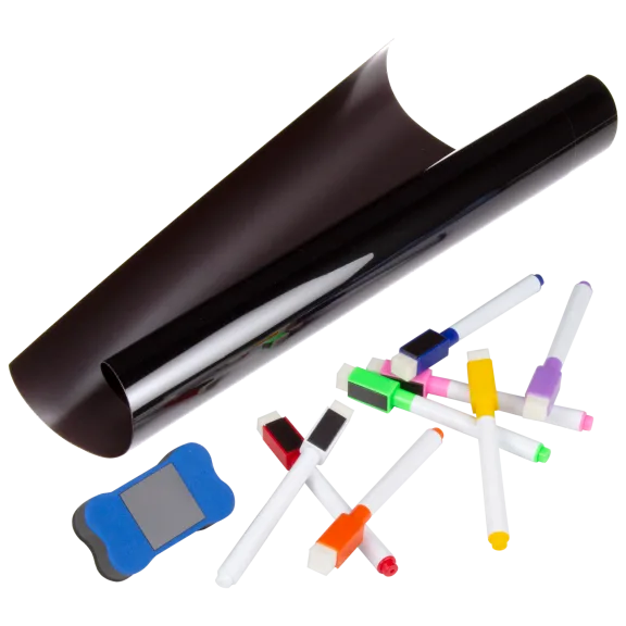 Remarkable GoodZ Mock Chalk Magnetic Dry Erase Board with Markers and Eraser