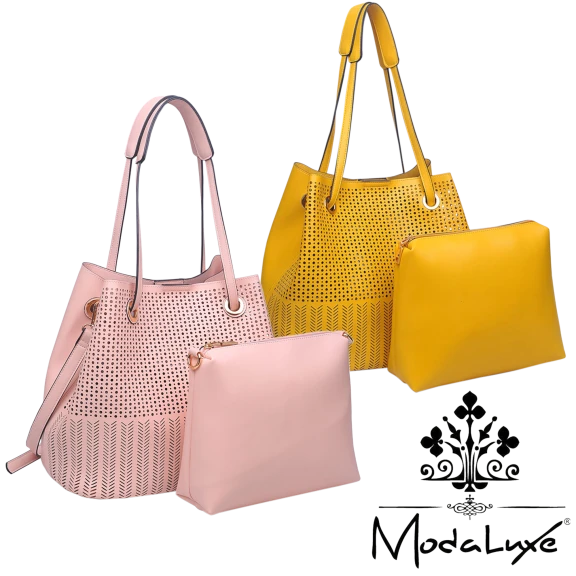 Moda Luxe Clara 2-in-1 Satchel Tote