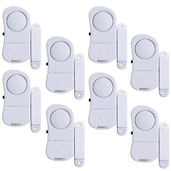 ONLINE EXCLUSIVE: Stalwart 16-Piece Window Sensor Alarms