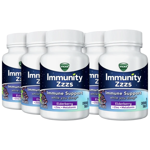 6-Pack: Vicks Immunity Zzzs Immunity Support (168 tablets, 84 servings)