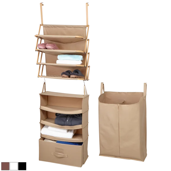 3 Piece: StoreSmith Over-the-Door 4-Tier Ultimate Organizer