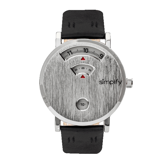 Simplify The 7000 Watch With Leather Band