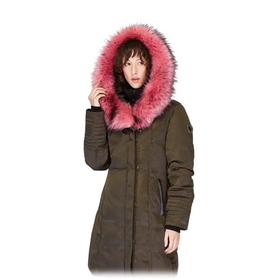 Noize Jessica Long Length Jacket with Shawl Collar Hood