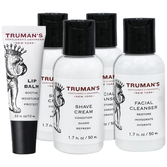 Truman's Gentlemen's Groomers 5-Piece Travel Set