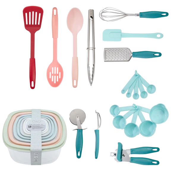 Cook with Color 27-Piece Kitchen Essentials Set