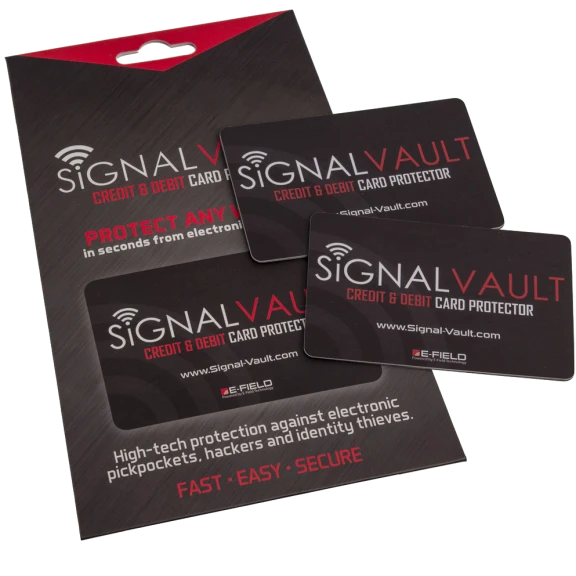 4-Pack: Signal Vault RFID Blocking Cards