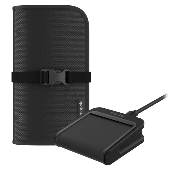 Mophie Charge Stream Travel Kit for Qi-Enabled Smartphones in Black