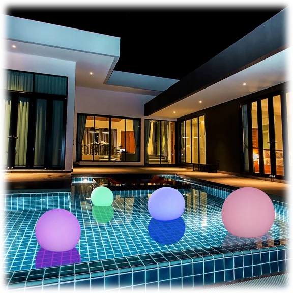 2-Pack: Koble Cascade Waterproof Decorative LED Spheres
