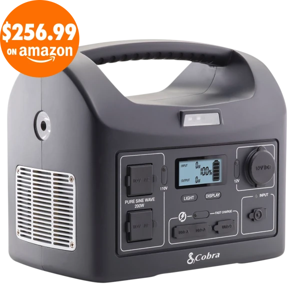 Cobra 200W Portable Power Station