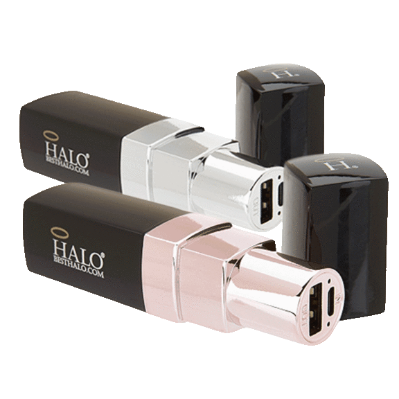2-Pack: Halo 3,000mAh Lipstick Charger