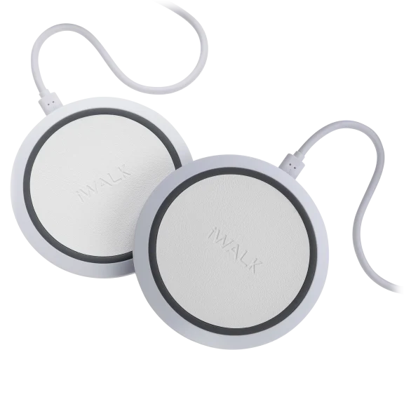 2-Pack: iWalk Faux Leather 7.5W/10W Quick Charge Wireless Chargers