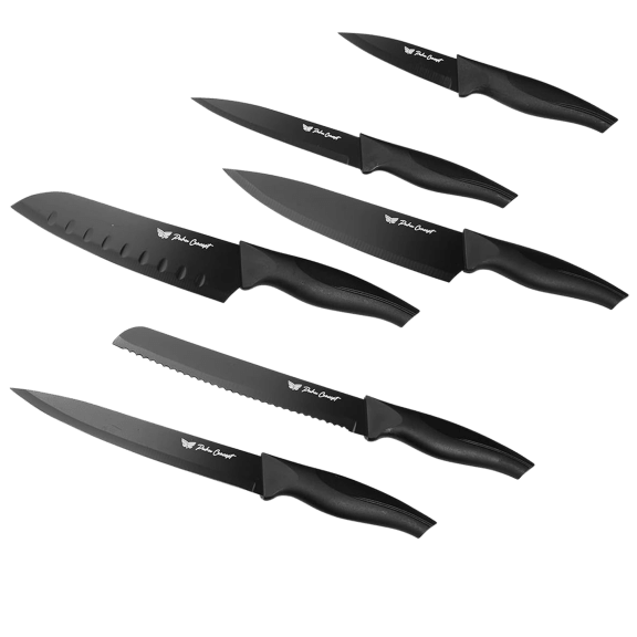 Puhu Concept 6-Piece Knife Set with Blade Guards