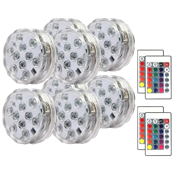 8-Pack: Hakol Decorative Waterproof Battery Operated LED Lights