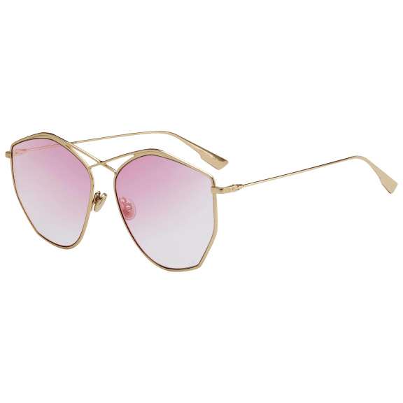 Dior Rose Gold Geometric Sunglasses