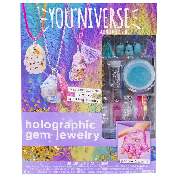 Youniverse Make Your Own Holographic Gem Jewelry Kit