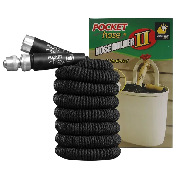 ASOTV 75ft Silver Bullet Pocket Hose with Holder