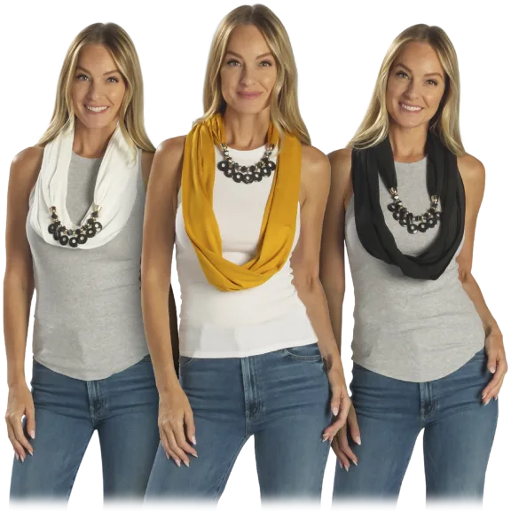 IMAN Global Chic Infinity Scarf Necklace