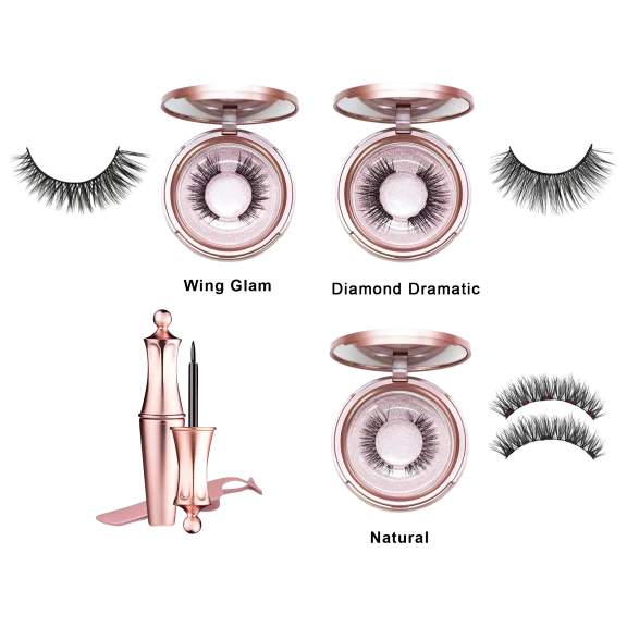 Magnetic Eyeliner with 3D Magnetic Eyelashes Kit