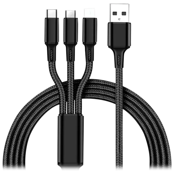3P Experts 3 in 1 USB Charging Cable
