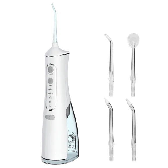 Vysn Portable 4-Mode IPX7 Cordless Dental Water Flosser Set